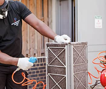 Air Con Staff At Work